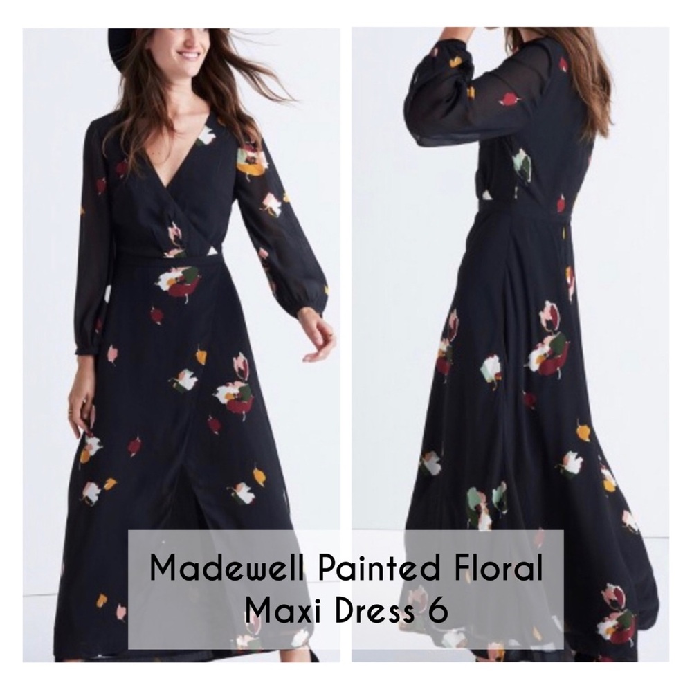 🌻SALE madewell • painted floral maxi